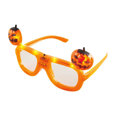 Light Up Halloween Glasses - Pumpkin