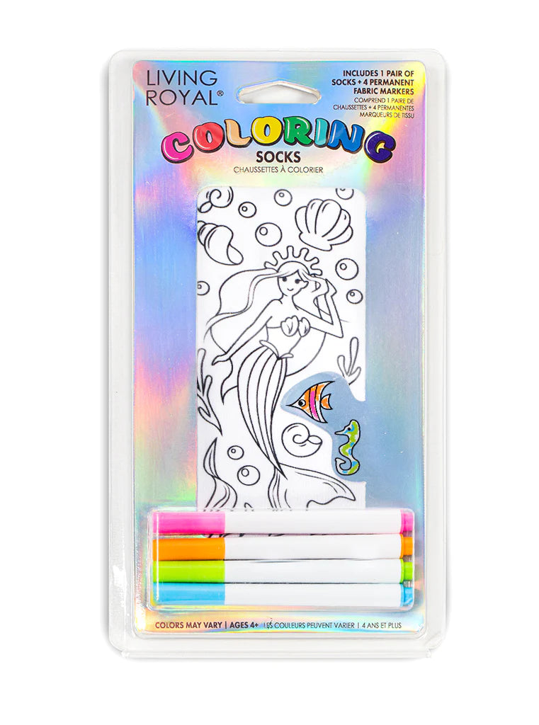 Living Royal Kid's Coloring Socks Assorted