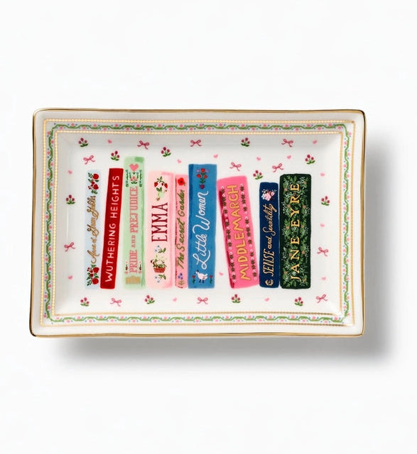 Rifle Paper Co. Ladies Night Book Club Porcelain Catchall Tray