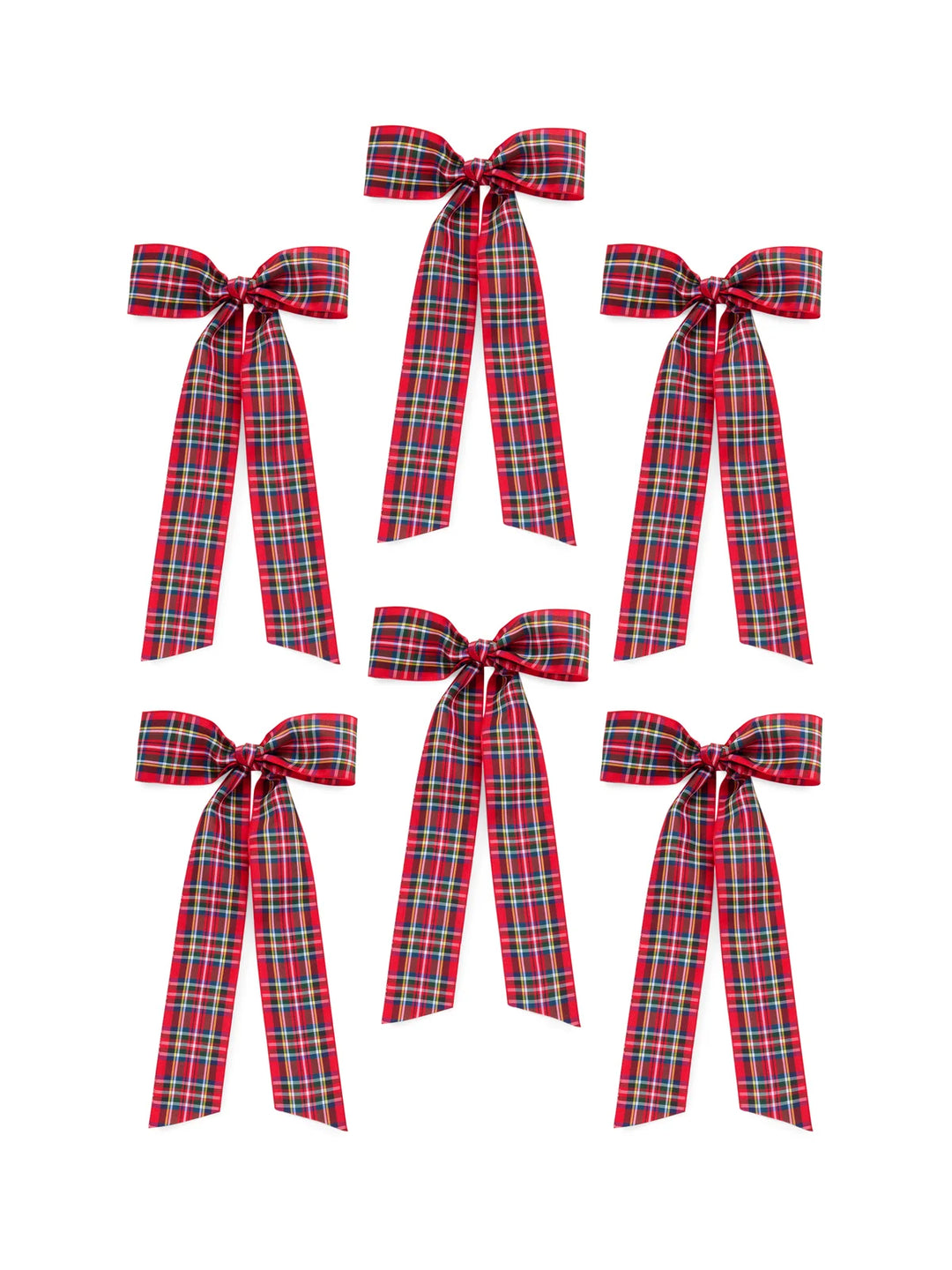 Shiraleah Set of 6 Decorative Plaid Bows