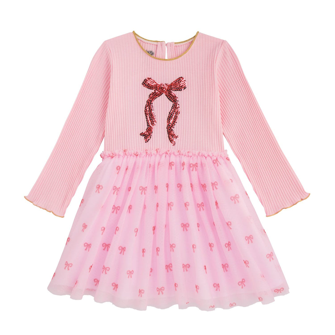 Kid's Christmas Bow Tutu Dress