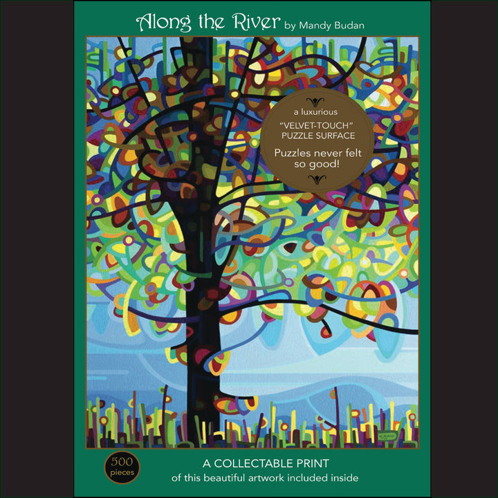 Art & Fable Velvet-Touch Jigsaw Puzzle Along the River