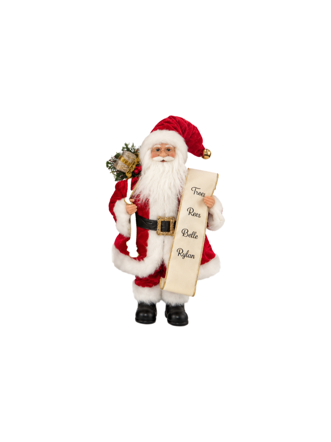 Kurt Adler Personalize Santa with Custom Nice List