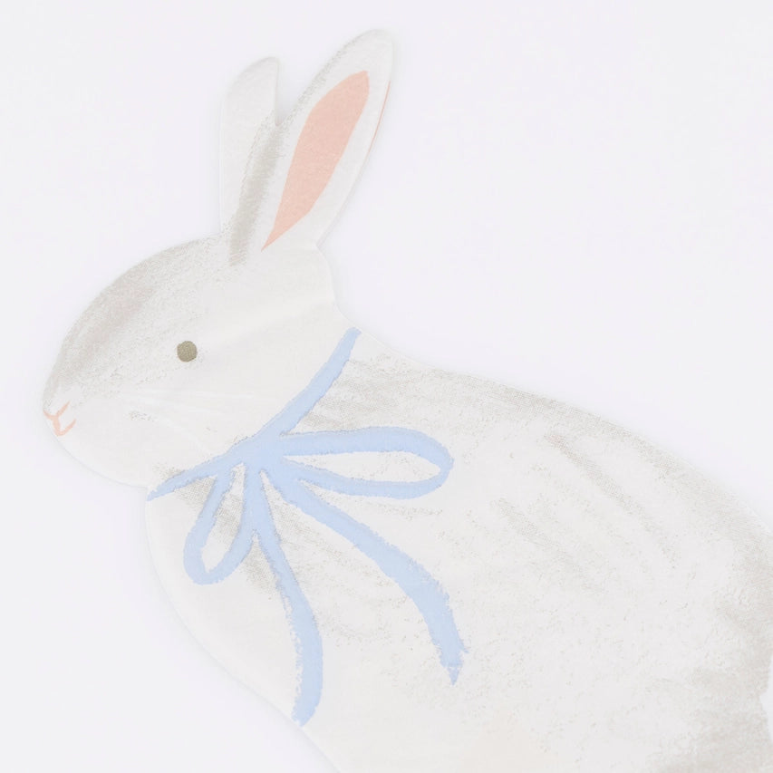 Meri Meri Bunny with Bow Paper Napkins