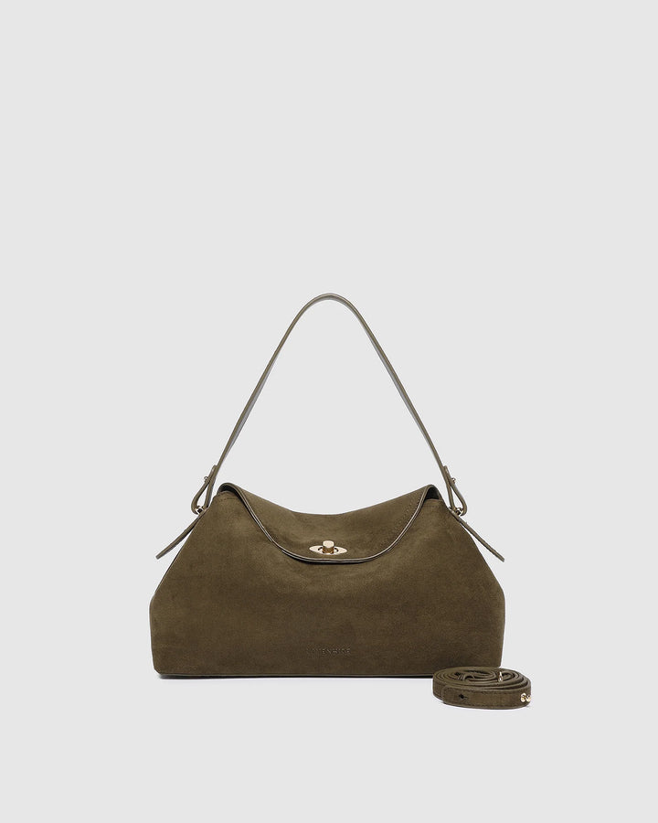 Louenhide Olive Nicole Suedette Handbag
