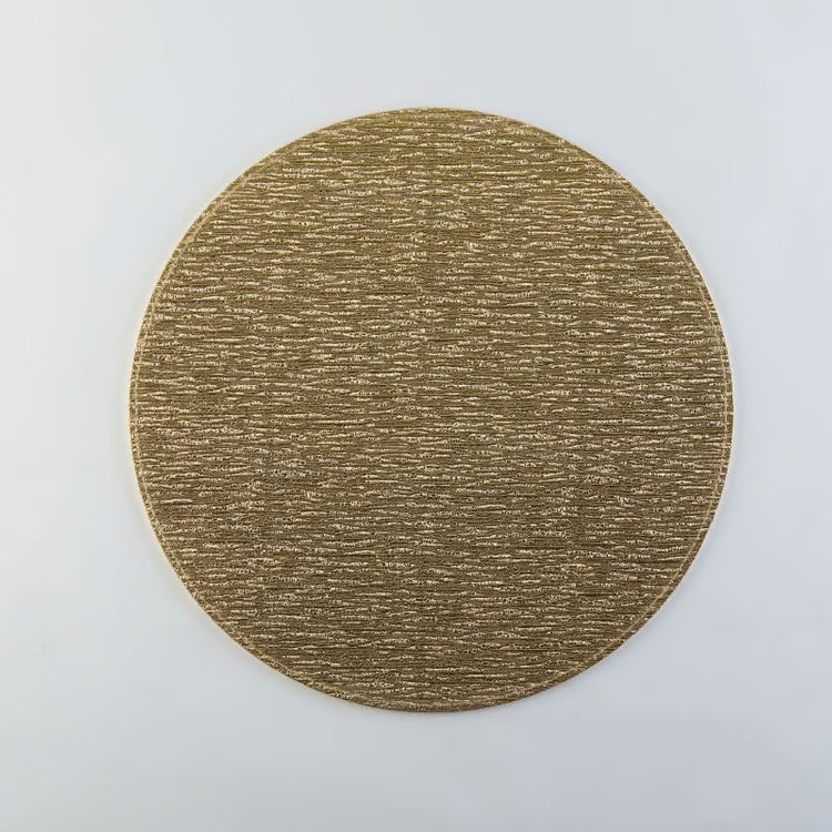 Gold Round Shimmer Placemat