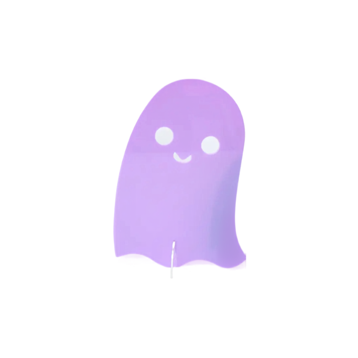 Shades of Blue and Purple Acrylic Ghost