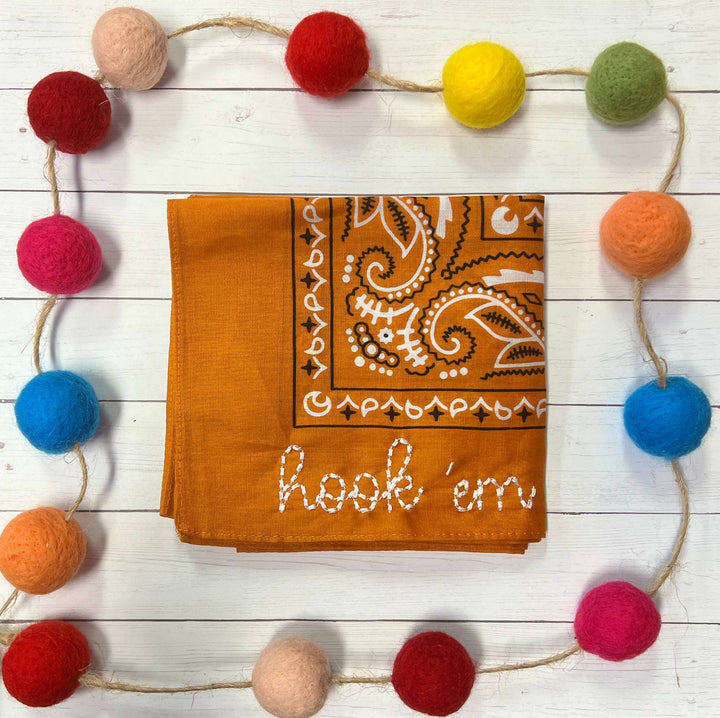 The Funky Soul Collegiate Embroidered Bandana