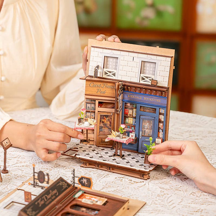 Robotime Rolife DIY Miniature Arcade Dating Book Nook