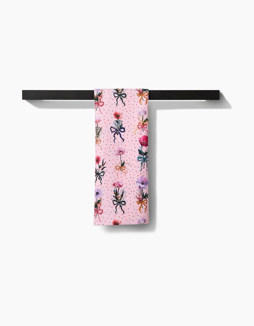 Geometry Bows and Dots Tea Towel