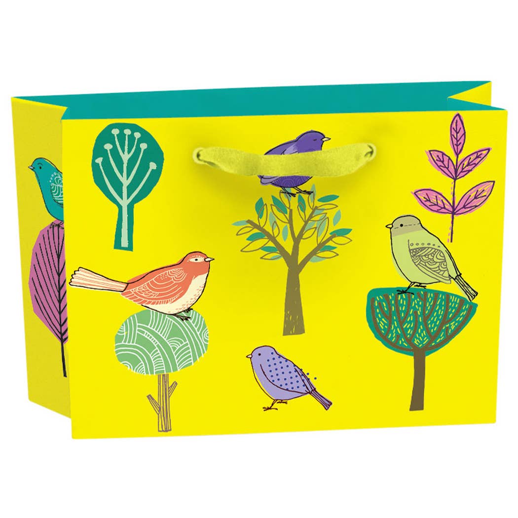 Modern Birds Small Landscape Gift Bag