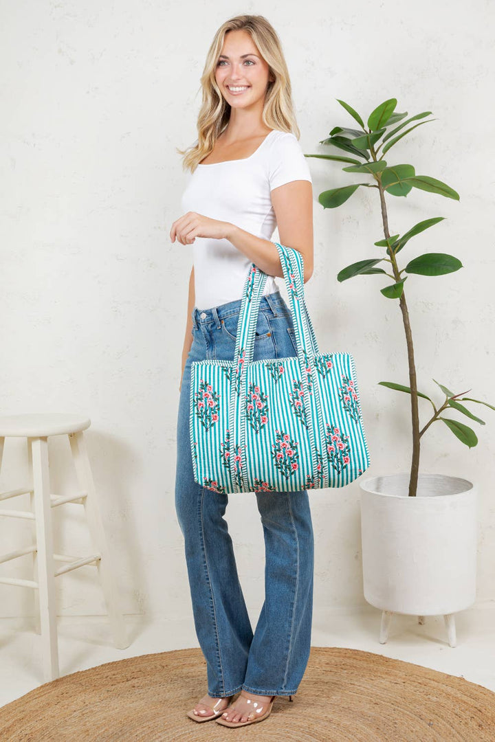 L.A. Soul Quilted Tote Bag