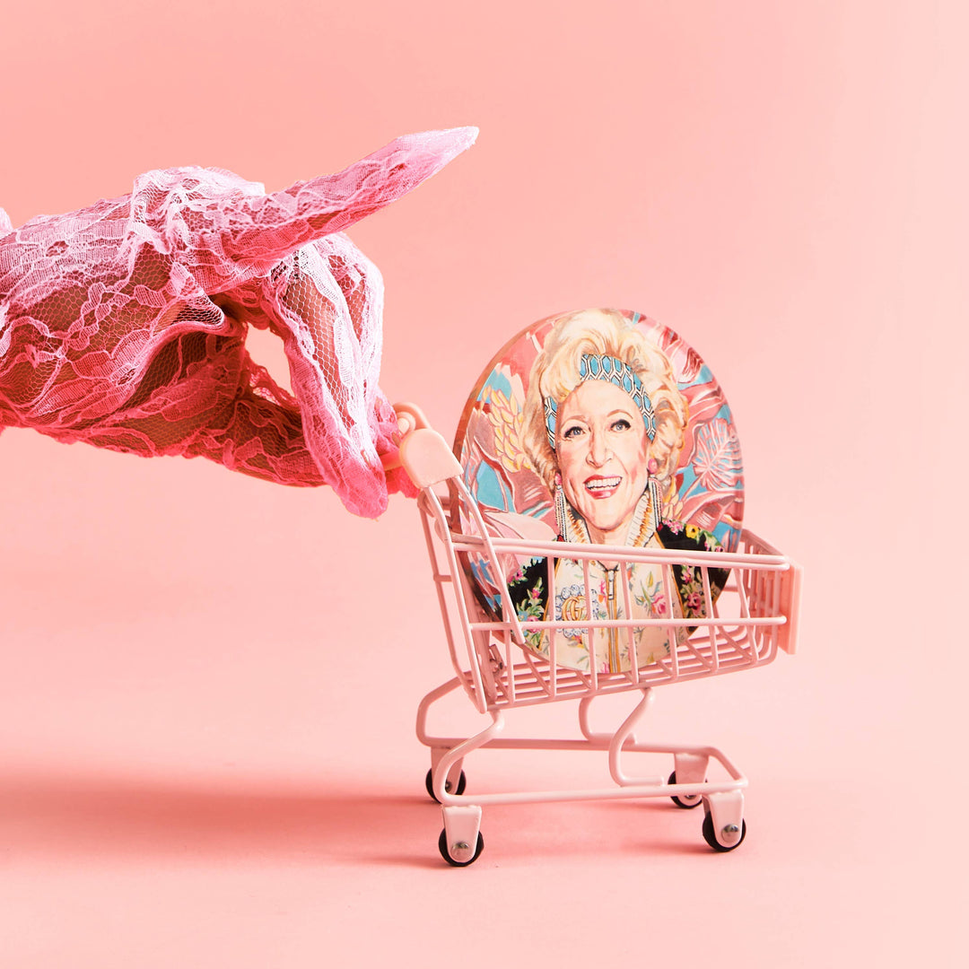 Golden Gals Coaster Set