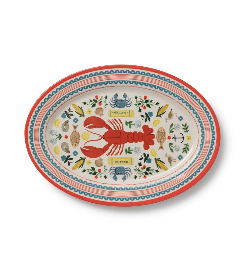 Rifle Paper Co. Seaside Melamine Serving Platter