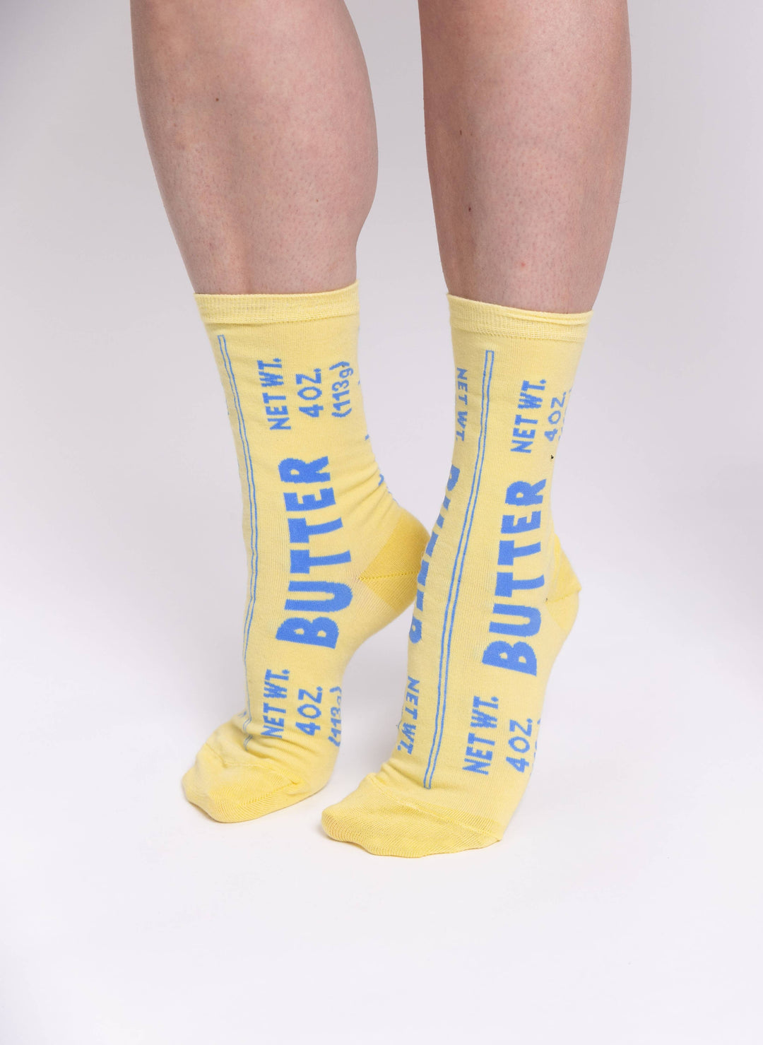Yellow Owl Butter Crew Socks