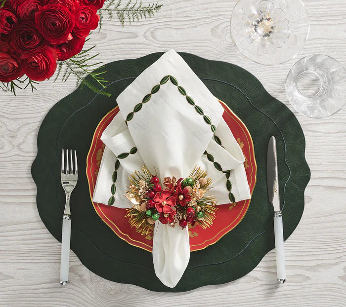 Kim Seybert Christmas Carol Napkin Ring
