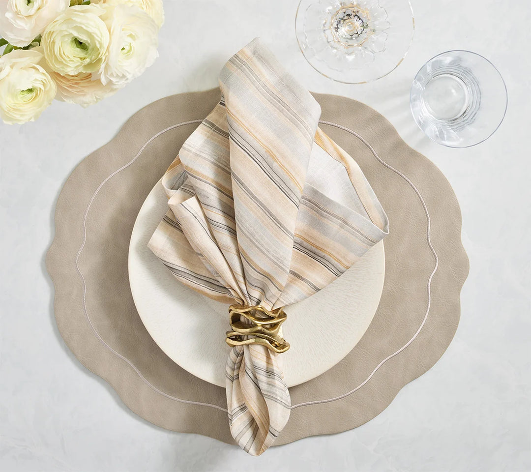Kim Seybert Gold Flux Napkin Ring