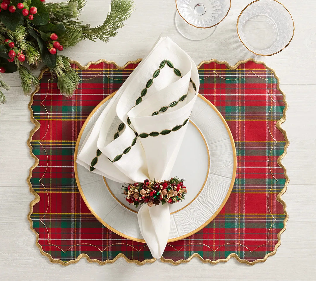 Kim Seybert Tinsel Bow Napkin Ring