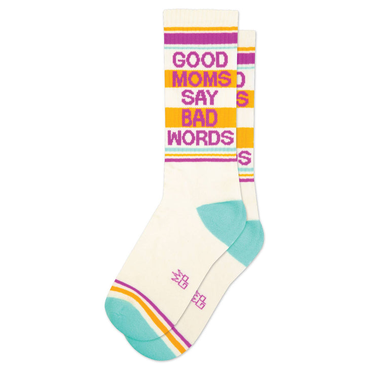 Gumball Poodle Good Moms Say Bad Words Crew Socks