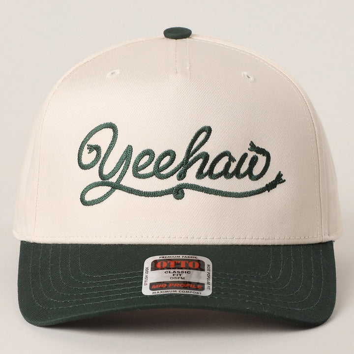 Fashion City "Yeehaw" Western Script Embroidered Trucker Hat