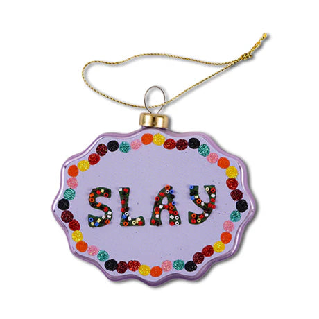 Furbish Scalloped Slay Ornament