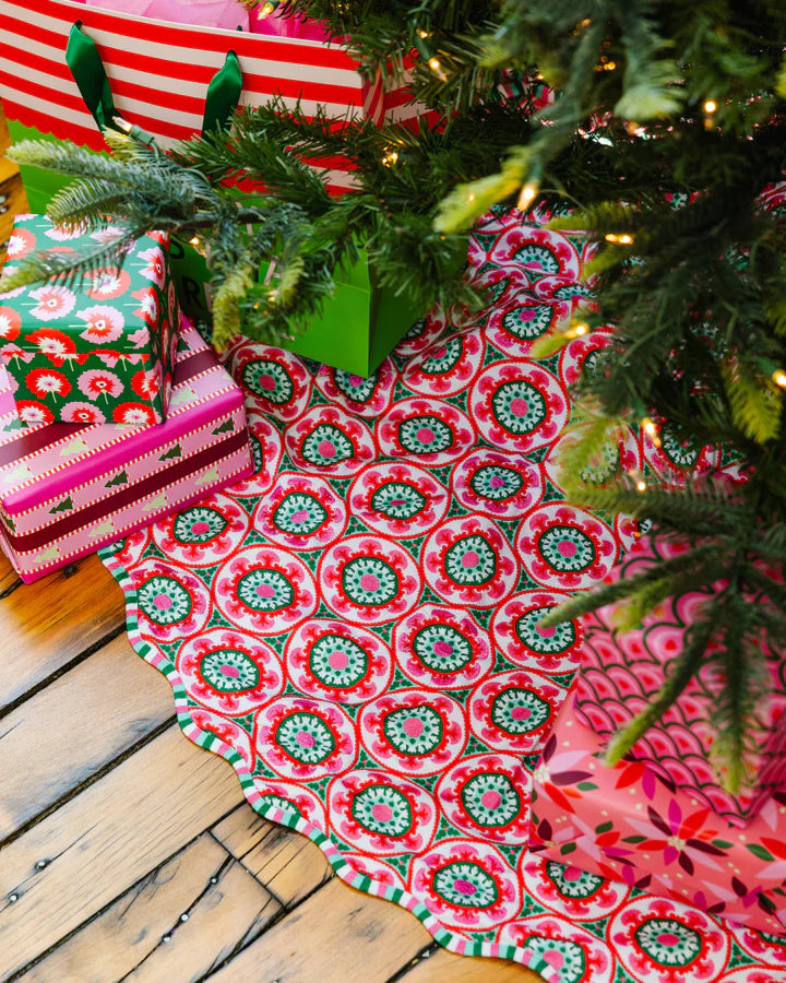 Furbish Suzani Tree Skirt