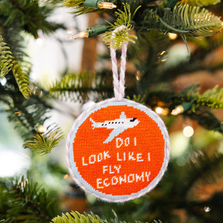 Furbish Studio Fly Economy Needlepoint Ornament