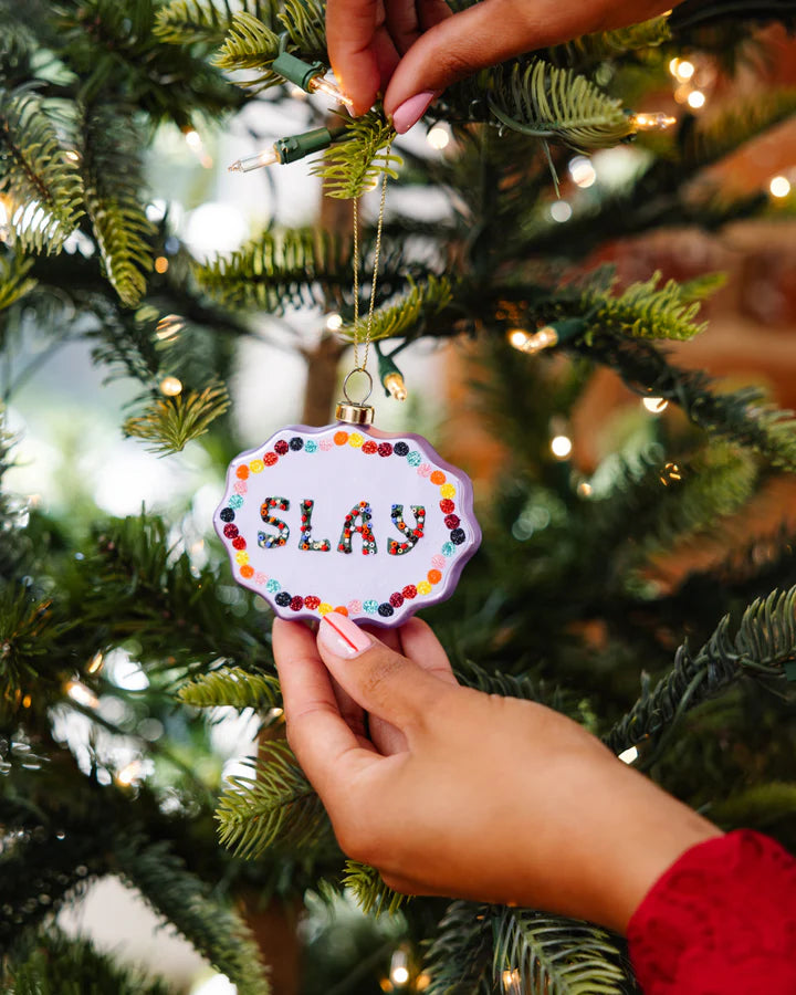 Furbish Scalloped Slay Ornament