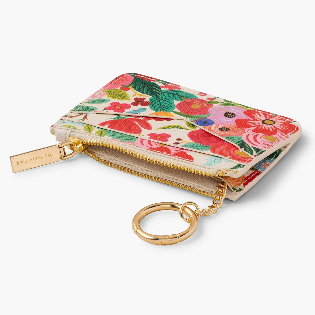 Rifle Paper Co. Garden Party Key Ring Card Case