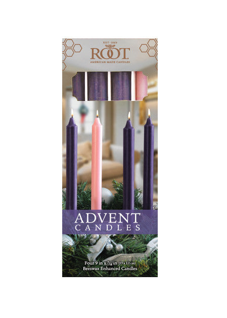 Root Candles Advent Candle Set