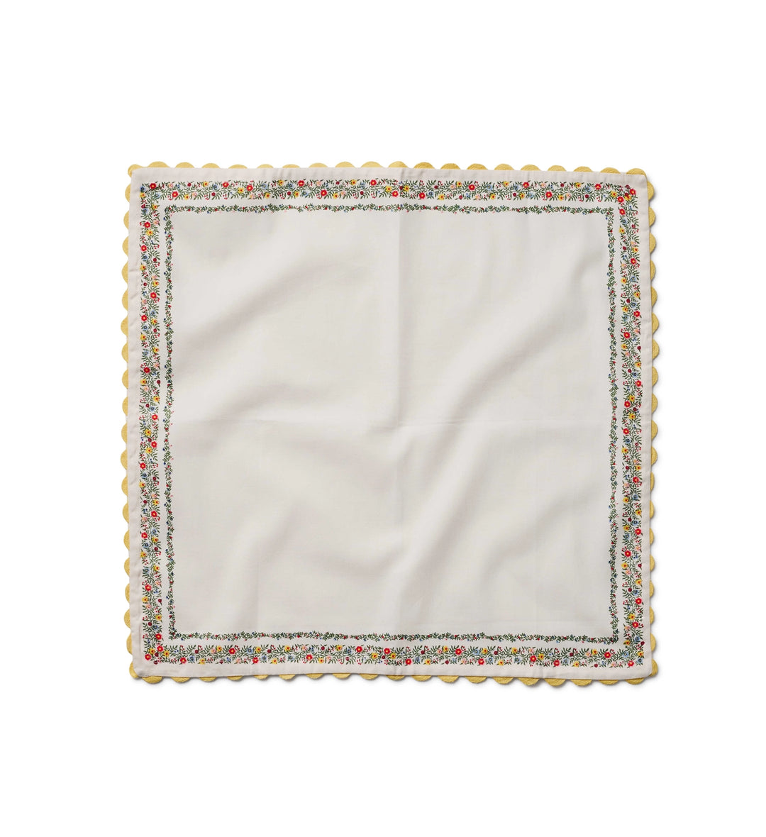 Rifle Paper Co. Rosette Stripe Embroidered Cotton Napkin