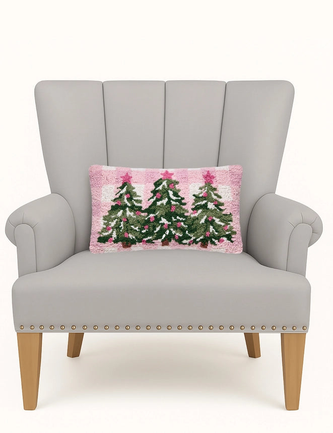 Pecking Handicrafts Whimsy Christmas Tree Hook Pillow