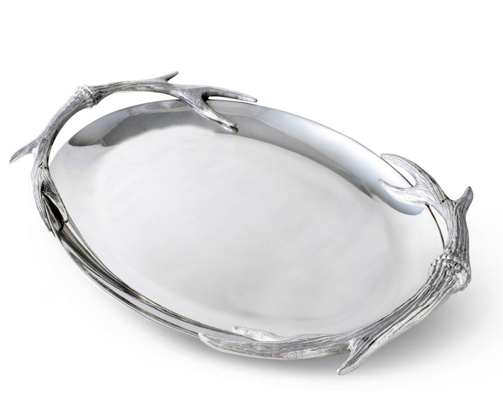 Arthur Court Antler Oval Platter