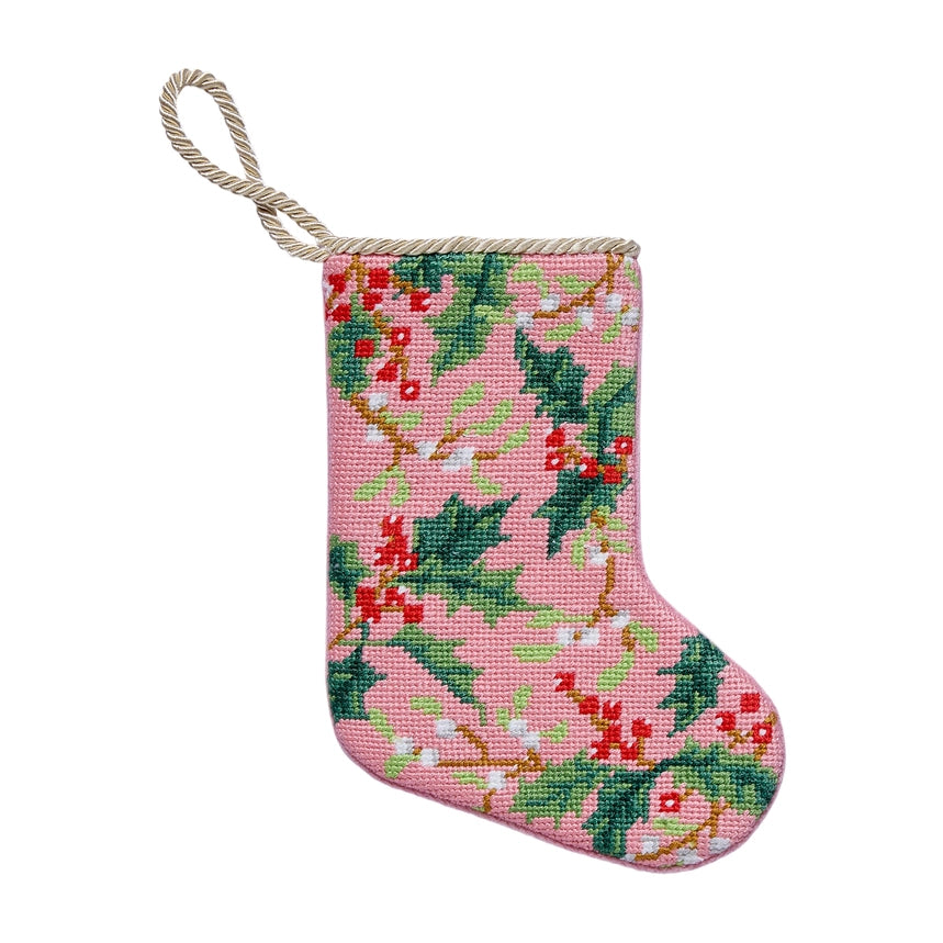 Peking Handicrafts Embroidered Mini Stocking