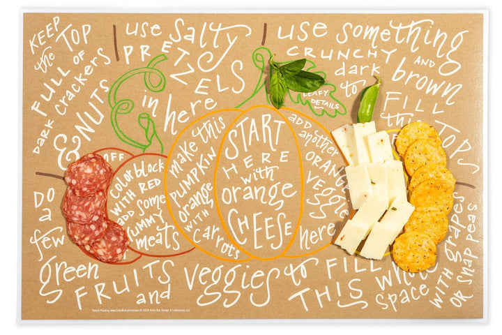 Color Box Design Pumpkin Charcuterie Cheat Sheet