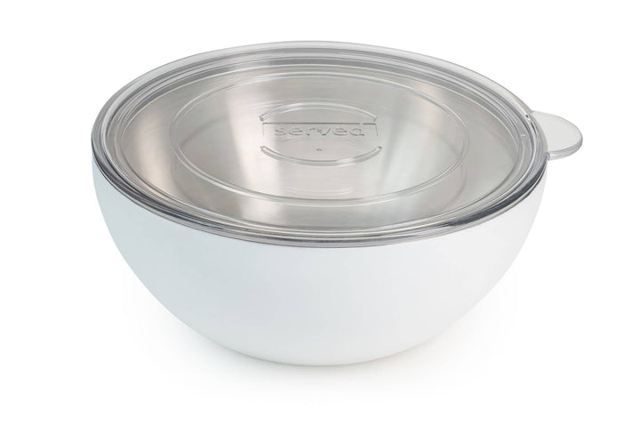 Served Vacuum-Insulated Serving Bowl White Icing