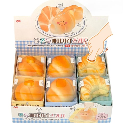 Fresh Bakery Bread Squishy Stuffed Stress Relief Toy