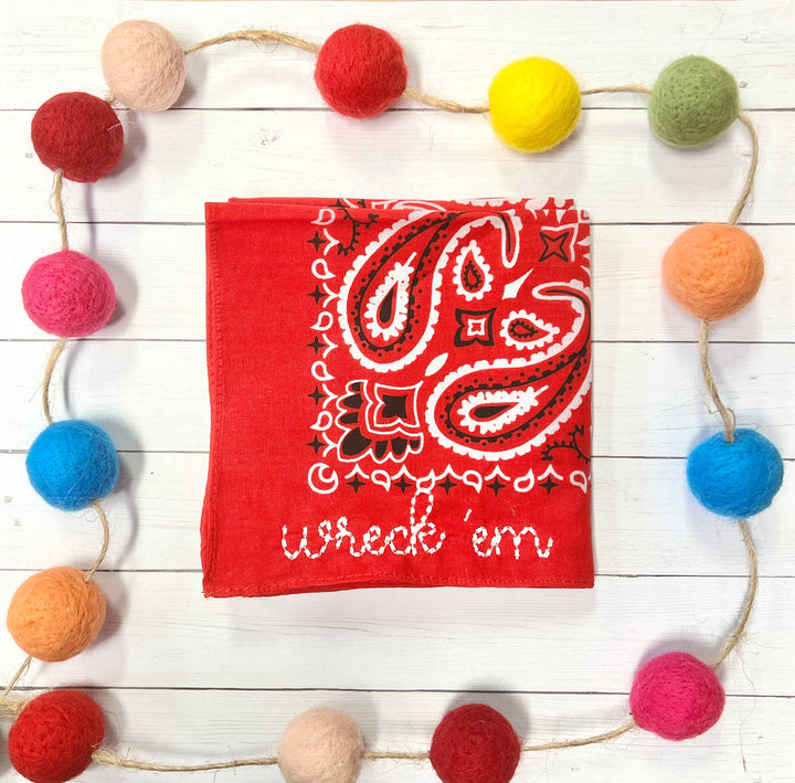 The Funky Soul Collegiate Embroidered Bandana