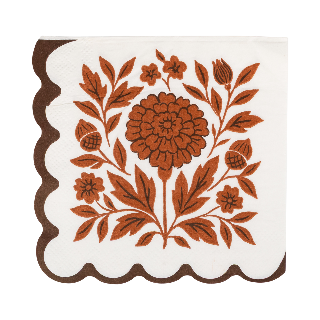 My Mind’s Eye Fall Flora Paper Cocktail Napkins