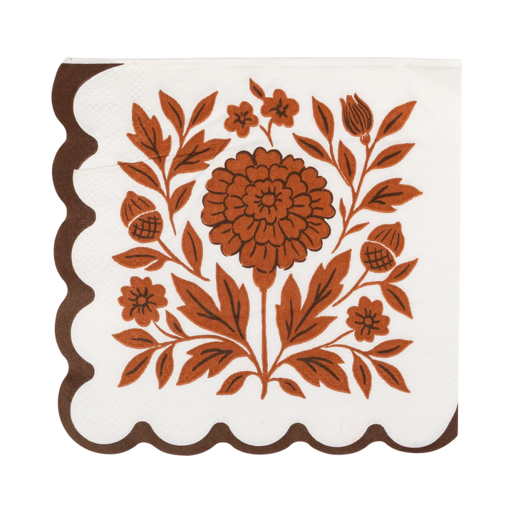 My Mind’s Eye Fall Flora Paper Cocktail Napkins