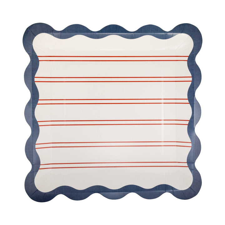 My Mind’s Eye Red Stripes Paper Plate