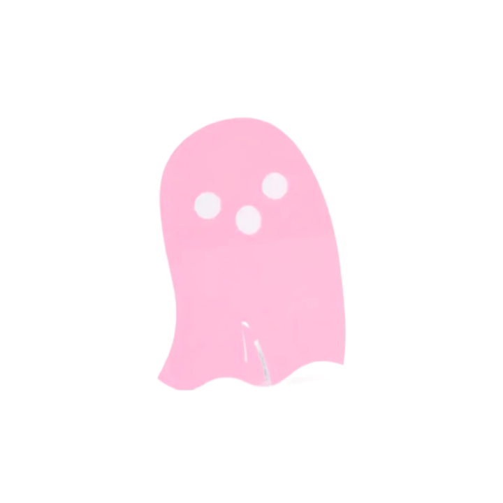 Pink Coral Acrylic Ghost