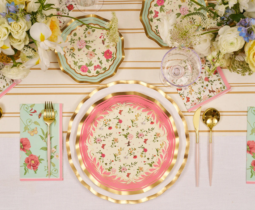 Sophistiplate Rococo Dinner Paper Plates