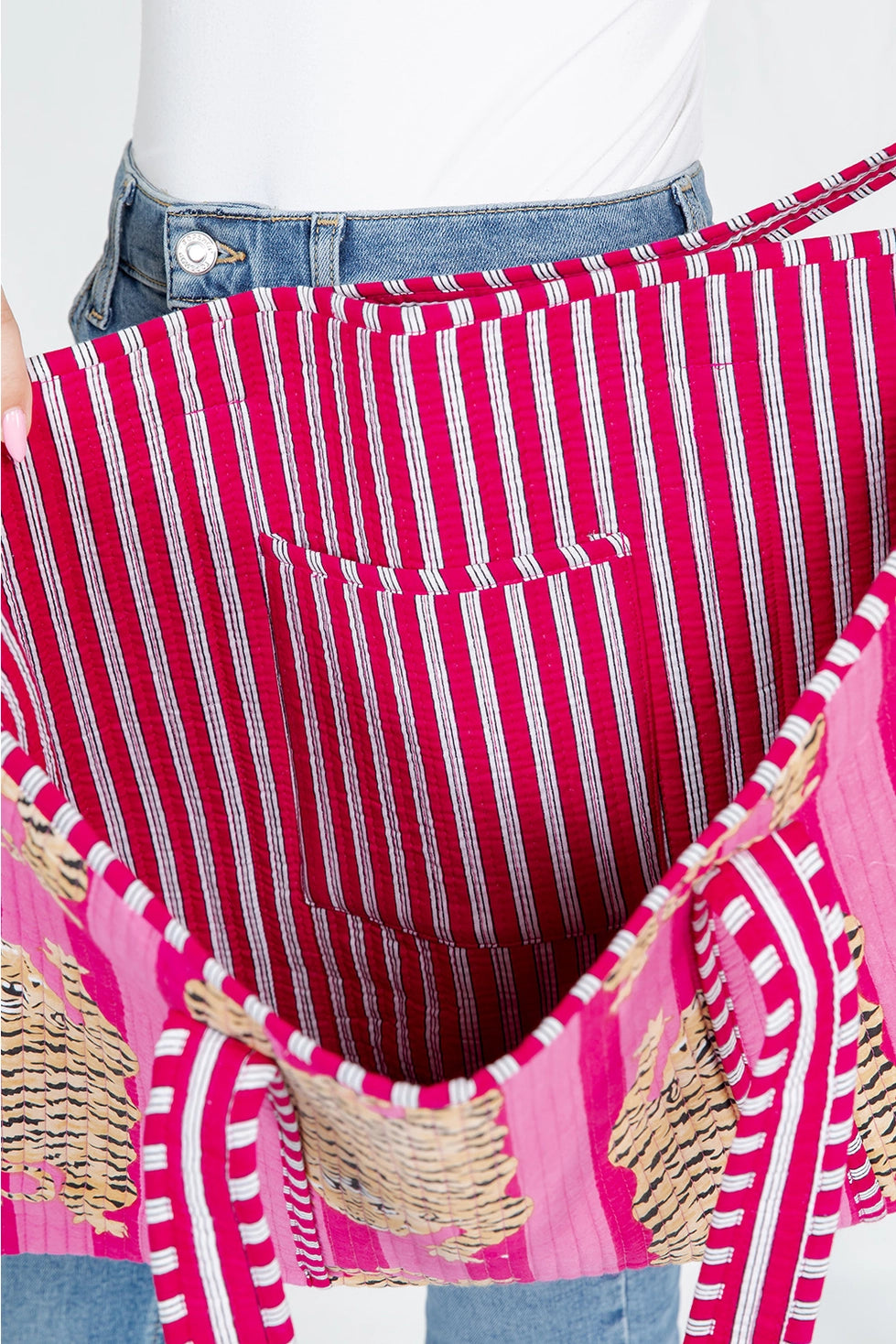 L.A. Soul Tiger Handmade Reversible Tote Bag