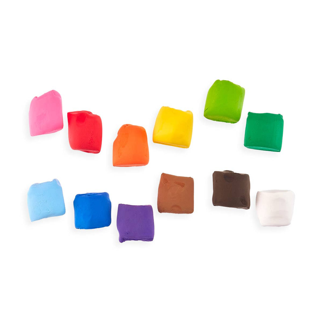 OOLY Creatibles Air Dry Clay Kit (Set of 12 Colors + 3 Tools)