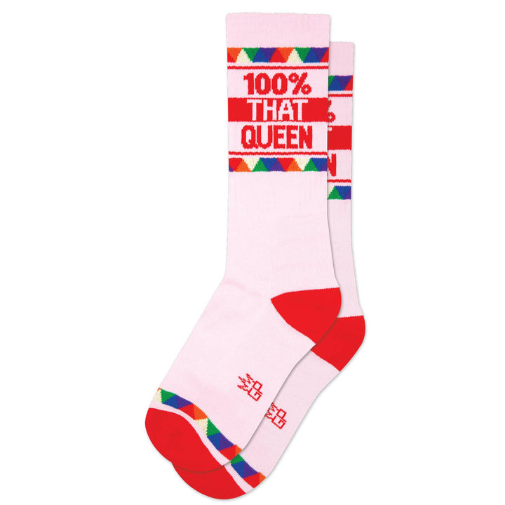 Gumball Poodle 100% That Queen Crew Socks