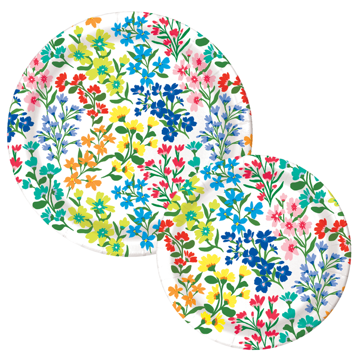 Lucy Grymes Full Bloom Heavy-Duty Paper Plate