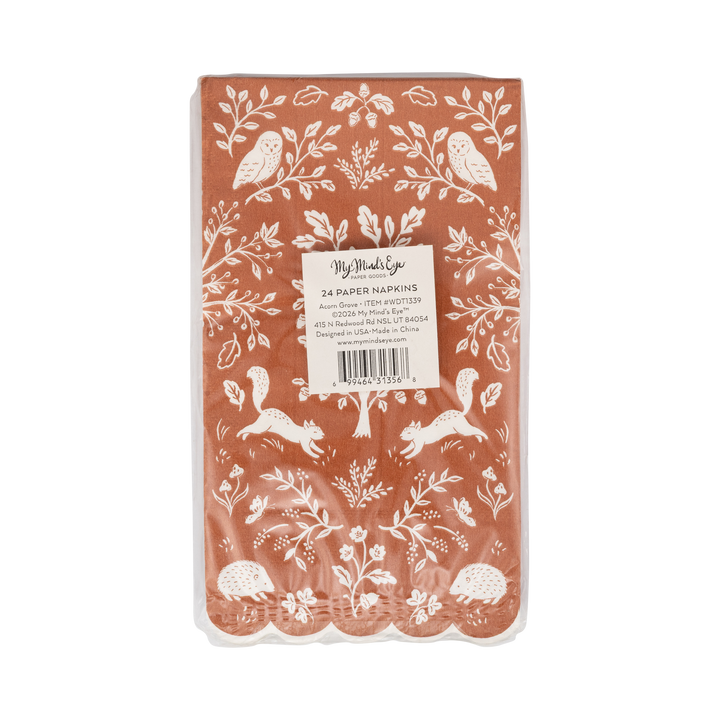 My Mind’s Eye Acorn Grove Dinner Paper Napkins