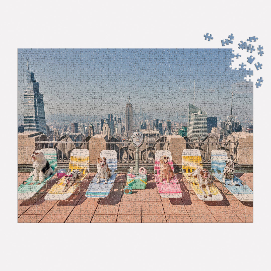 Gray Malin "The Dogs of New York City" 1000 Piece Puzzle