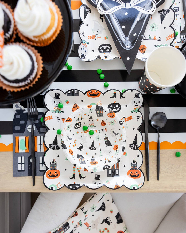My Mind’s Eye Tricks & Treats House Dinner Napkin